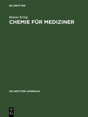 cover image of Chemie für Mediziner